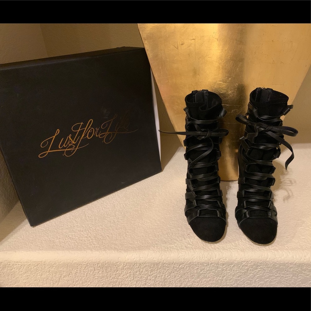 Lust For Life Women's Fanatik Lucite Glass Heel